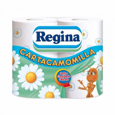 Carta Igienica Camomilla Regina 4 Maxi Rotoli - Magastore.it