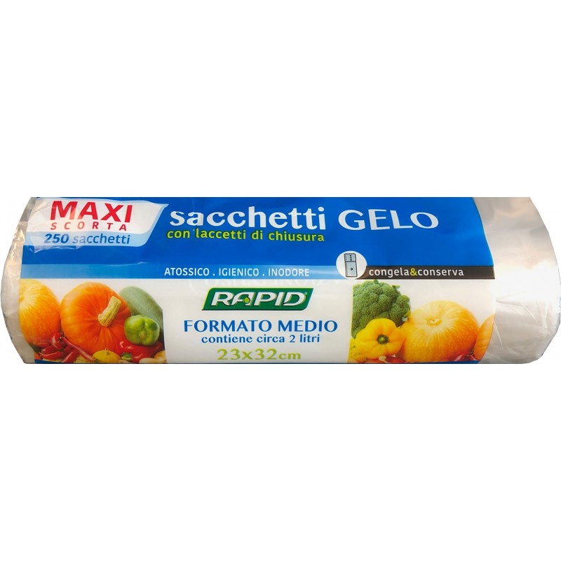 Rapid Sacchetti Gelo Medi 23x32 cm. 20 pz. - Il Regno della Casa