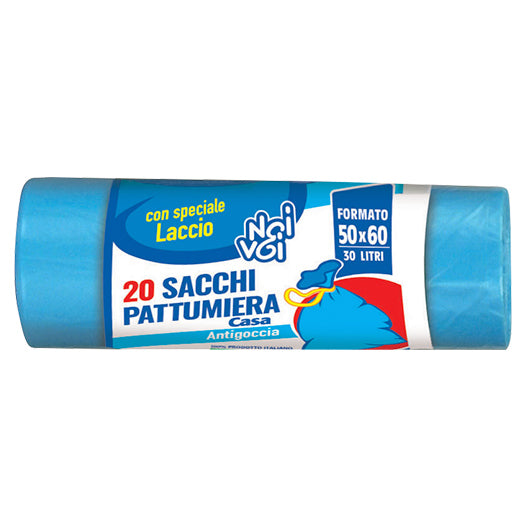 Sacchi Pattumiera Noi Voi 20 Pezzi 50x60 cm –