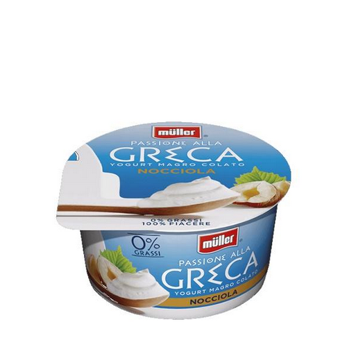 Yogurt Magro Colato Passione alla Greca Müller alla Nocciola da gr