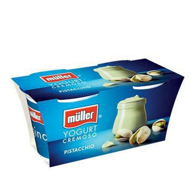 Yogurt Müller al pistacchio cremoso intero 2 x gr.125 - Magastore.it