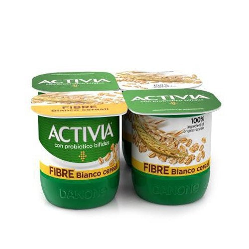 Yogurt Activia Danone Fibre Bianco e Cereali 4 x 125 gr. –