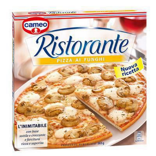 Pizza Ristorante Cameo surgelata ai funghi gr.365 