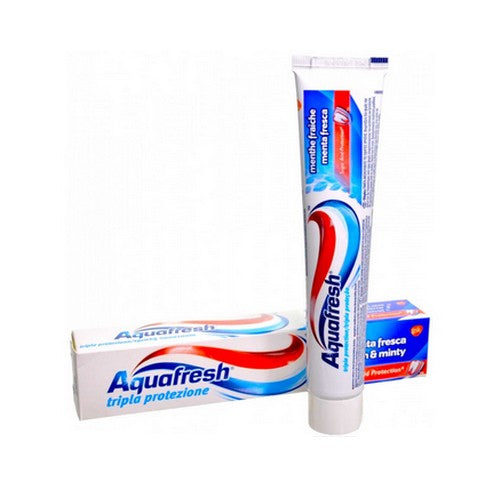 Aquafresh tripla protezione dentifricio igiene dentale multi pacco menta 3  x 2 x 75 ml
