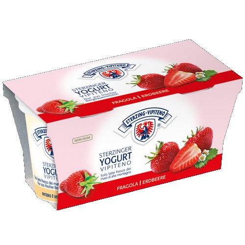 Yogurt Vipiteno Intero Fragola 2 x 125 gr. –