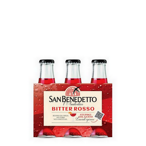 Aperitivo Analcolico San Benedetto Bitter Rosso Confezione da 6 x Ml.100