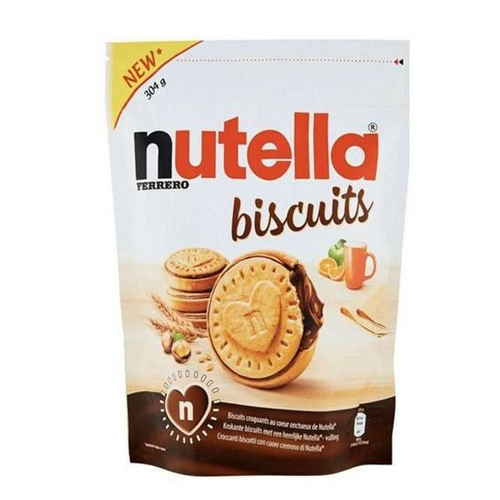 Biscotti Nutella Biscuits Ferrero Sacchetto da Gr.304