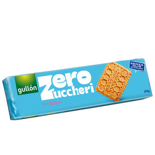 Biscotti Zero Zuccheri Fibra Gullòn Da 170 Gr.