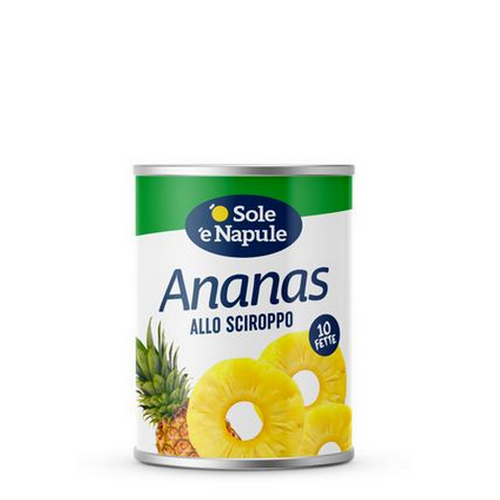 Ananas a Fette allo Sciroppo O Sole E Napule Gr.560