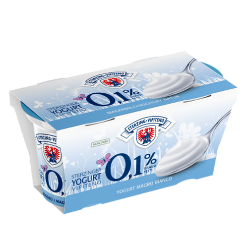 Yogurt Vipiteno Magro Bianco 2 x 125 gr.