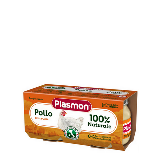 Omogeneizzati Plasmon al Pollo Coppia Vasetti Gr.160