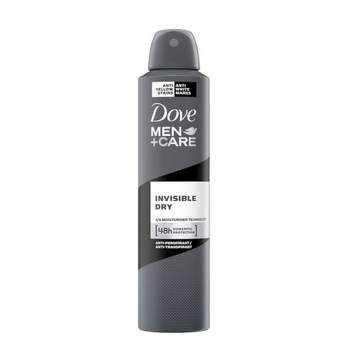 Deodorante Dove Spray Men Care Invisible Dry Da 250 Ml.
