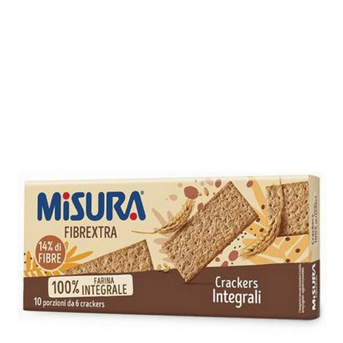 Crackers Integrali Misura Fibrextra 12 Porzioni Gr.385