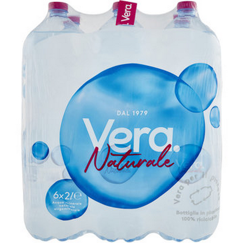 Acqua Vera Naturale fardello da 6 bottiglie da 2 lt