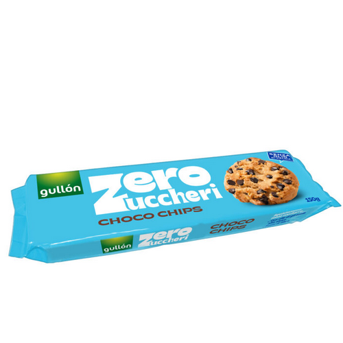 Biscotti Zero Zuccheri Choco Chips Gullòn Da 150 Gr.