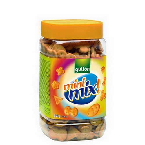 Mini Crackers Mix Gullòn Barattolo Gr.350