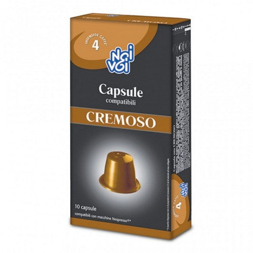 Capsule Caffè Noi Voi Espresso Cremoso Compatibili Nespresso 10 pz.