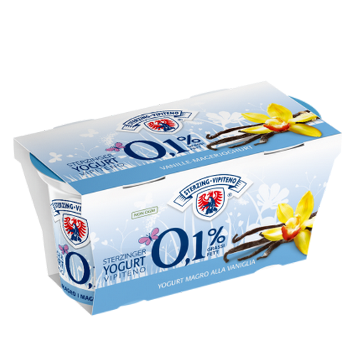 Yogurt Vipiteno Magro Vaniglia 2 x 125 gr.