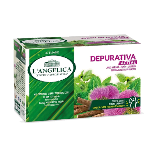 Tisana L'Angelica Depurativa Active confezione da 18 Filtri