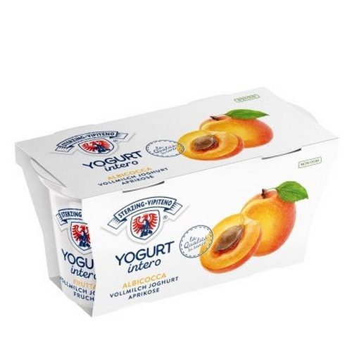 Yogurt Vipiteno Intero Albicocca 2 x 125 gr.