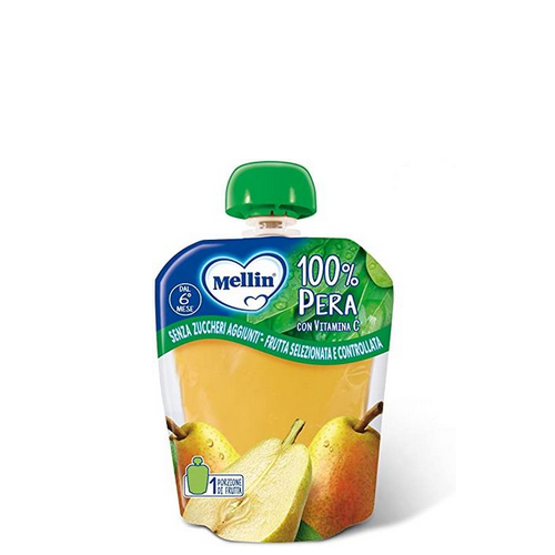 Frullato Pouch Mellin alla Pera Gr.90