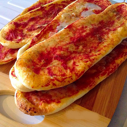 Lingue di Pizza Rossa fresche da gr.160 circa prodotte da noi