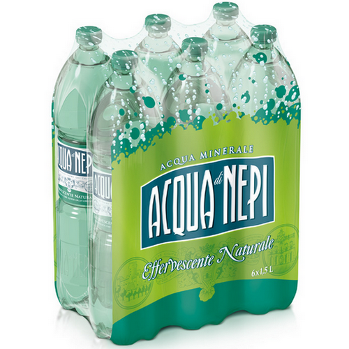 Acqua di Nepi Effervescente Naturale fardello da 6 bottiglie da 1.5 lt