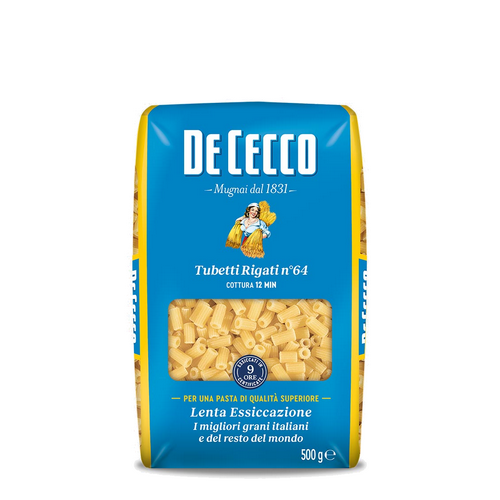 Pasta De Cecco Tubetti Rigati n.64 gr.500