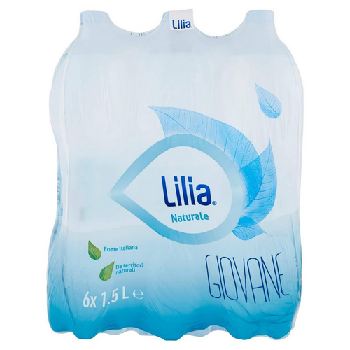 Acqua Lilia Naturale fardello da 6 bottiglie da 1.5 lt