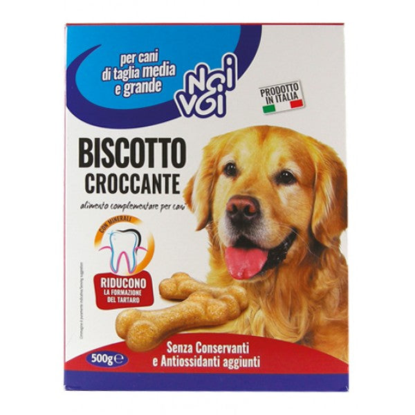 Biscotti per Cani Taglia Media e Grande Noi Voi gr.500 - Magastore.it