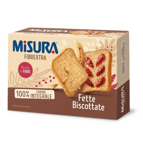 Fette Biscottate Misura Fibrextra Con Farina Integrale Da 320 Gr. - Magastore.it