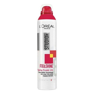 Spray Fissante L'Oreal Studio Line Fix&Shine Fissaggio Iperforte N°8 Da 250 Ml. - Magastore.it