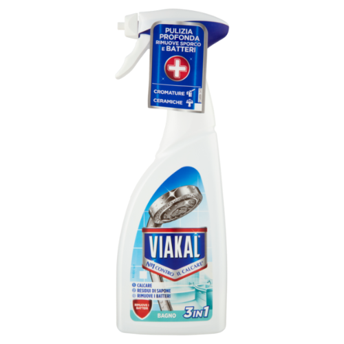 Viakal Bagno Anticalcare 3 In 1 Spray Da 515 Ml. - Magastore.it
