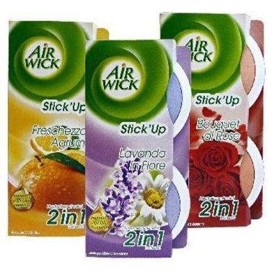 Air Wick Stick'Up Gel Deodorante Per L'Ambiente Profumazioni Miste Da 2 Pz. - Magastore.it