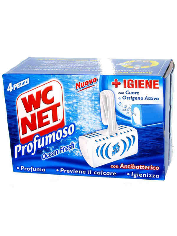 Wc Net Profumoso Ocean Fresh Tavoletta Solida Per WC Da 4 Tavolette - Magastore.it