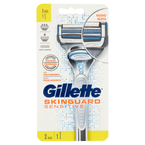 Rasoio Gillette Skinguard Sensitive Con 3 Ricambi. - Magastore.it