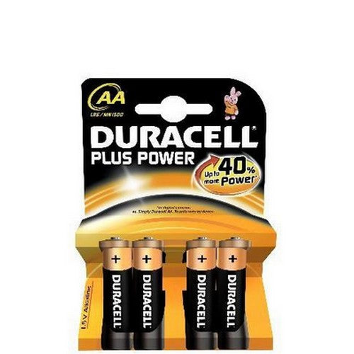 Batterie Duracell Plus AA Stilo Da 4 Pz. - Magastore.it
