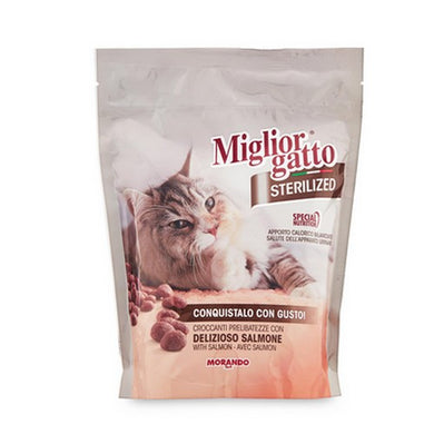 Croccantini Miglior Gatto per Gatti Sterilizzati con Salmone gr.400 - Magastore.it