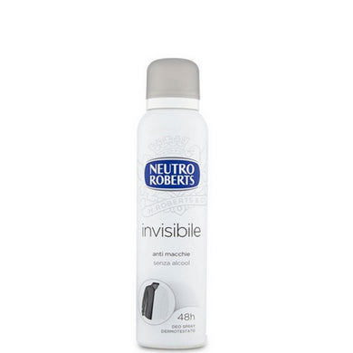 Deodorante Neutro Roberts Spray Invisible Da 150 Ml. - Magastore.it
