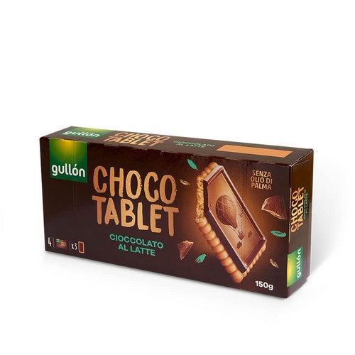 Biscotti Choco Tablet Cioccolato al Latte Gullón 150g - Magastore.it