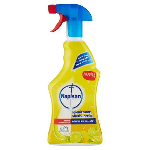 Napisan Igienizzante Multisuperficie Potere Sgrassante Spray Da 750 Ml. - Magastore.it