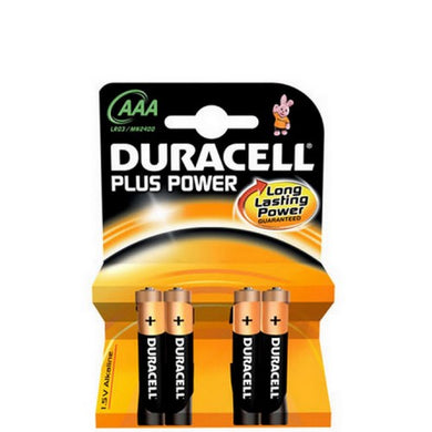 Batterie Duracell Plus AAA Mini Stilo Da 4 Pz. - Magastore.it