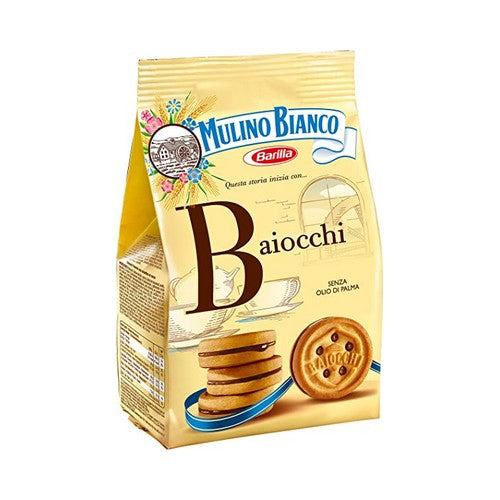 Biscotti Mulino Bianco Baiocchi alla nocciola e cacao gr.260 - Magastore.it
