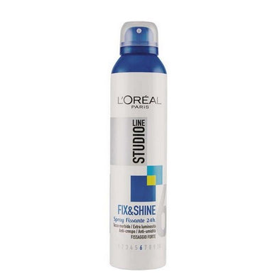 Spray Fissante L'Oreal Studio Line Fix&Shine Fissaggio Forte N°6 Da 250 Ml. - Magastore.it