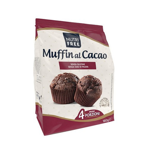 Merendine Nutri Free Muffin al cacao senza Glutine 4 monoporzioni gr.180 - Magastore.it