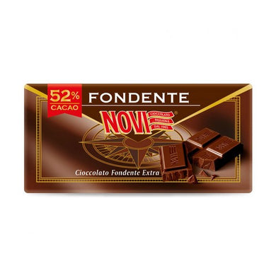 Cioccolato Novi Fondente Extra 52% Tavoletta da gr.100 - Magastore.it