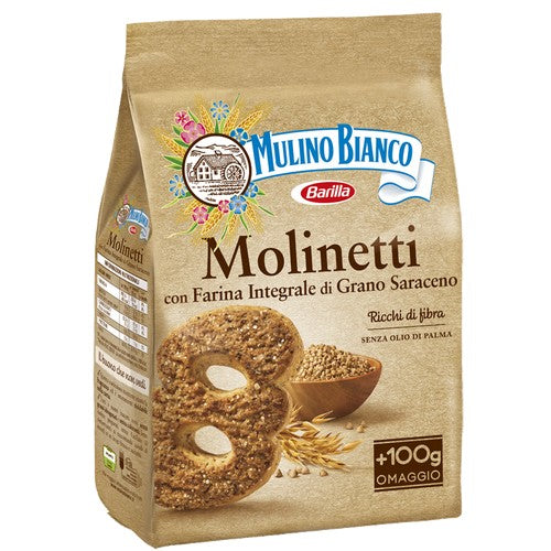 Biscotti Mulino Bianco Molinetti con farina integrale di grano saraceno gr.700 - Magastore.it