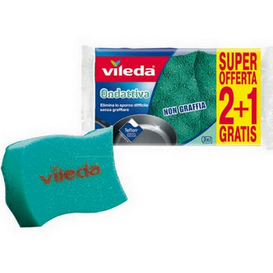 Spugne Ondattiva Antigraffio Vileda 3 Pezzi - Magastore.it