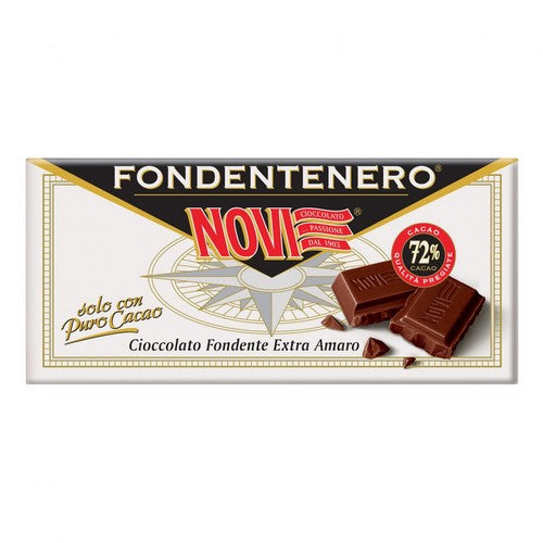 Cioccolato Novi Fondentenero Extra Amaro 72% Tavoletta Da 100 Gr. - Magastore.it