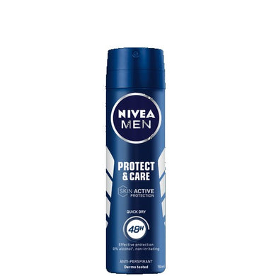 Deodorante Nivea Spray Men Protect&Care Da 150 Ml. - Magastore.it